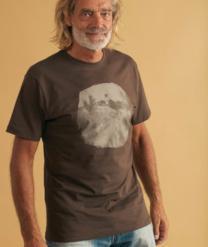 01102 | ELSK BØGSTED BRUSHED T-SHIRT | DARK OAK
