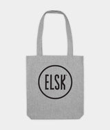 9017-A | ELSK® LOGO TOTE BAG | GREY