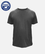 1804 | ELSK® ESSENTIAL WOOL MEN'S T-SHIRT | DARK GREY