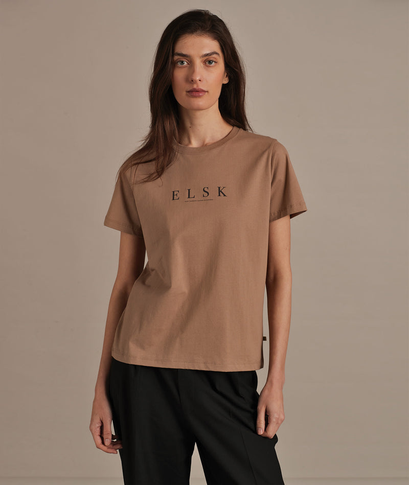 11038 | ELSK® PURE WOMEN'S ESSENTIAL TEE | TAUPE BROWN