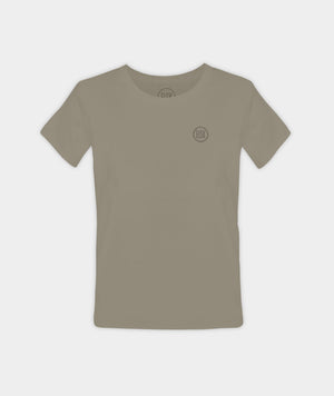 11006 | ELSK® ROUND LOGO EMB WOMEN'S ESSENTIAL TEE  | OLIVE OIL