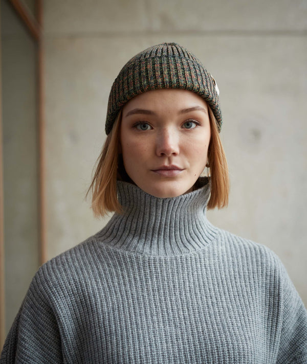 09019 | ELSK® HAMBORG BEANIE | GRØN MULTI