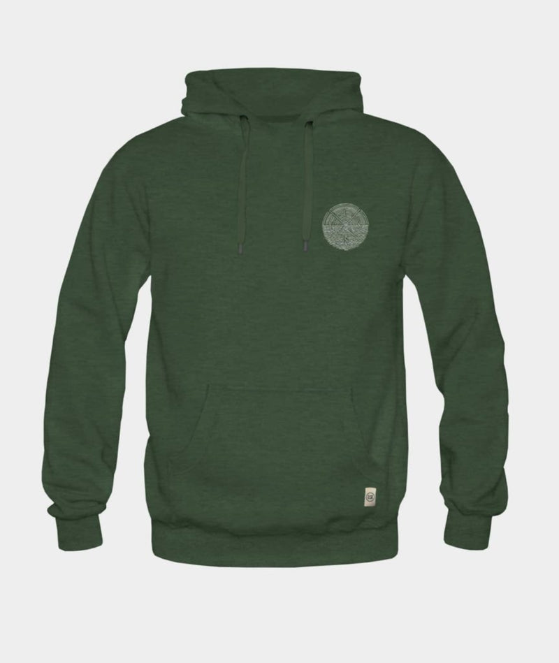 1535 | ELSK® TVÆRS SC.06 MEN’S HOODIE | FOREST GREEN