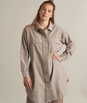 17013 | ELSK KARLA WOMEN'S DRESS I LIGHT BROWN