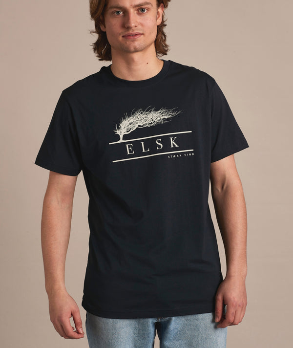 01083 | ELSK VIND ESSENTIAL MEN'S TEE  | DARK NAVY
