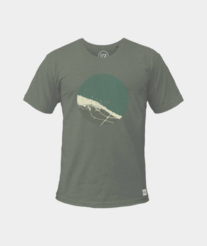 1103 | ELSK® BUNKERS MEN'S TEE | MOSS GREEN