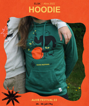 2022-004 | ELSK® ALIVE HOODIE | ANTIQUE GREEN