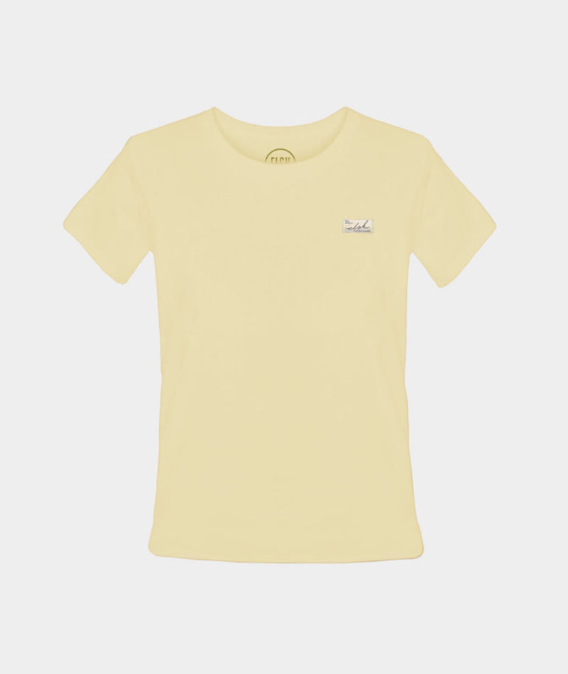 4504 | ELSK® SUNSIGN2 PCH LY WOMEN’S TEE | PALE YELLOW