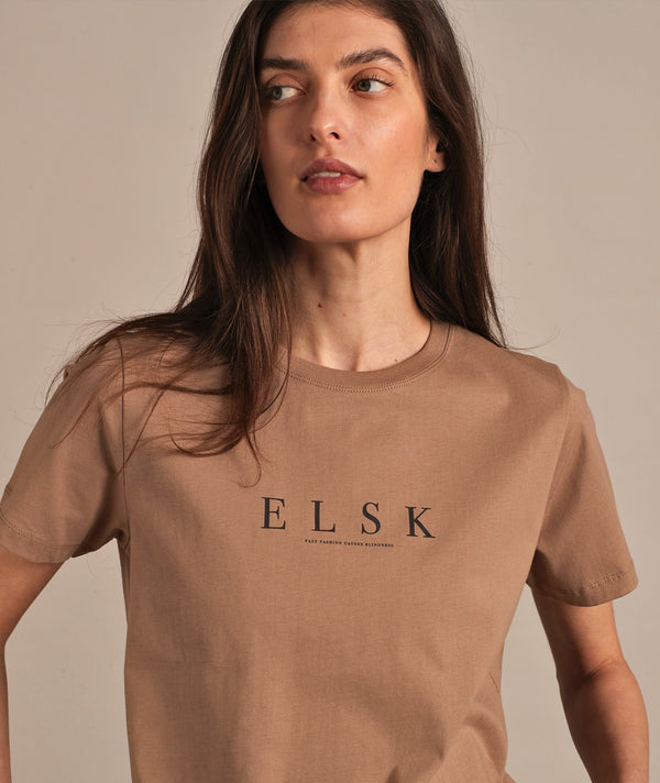 11038 | ELSK® PURE WOMEN'S ESSENTIAL TEE | TAUPE BROWN
