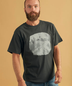 01100 | ELSK BØGSTED BRUSHED T-SHIRT | PIRAT BLACK